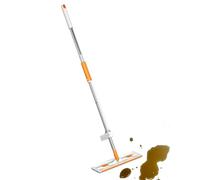 Microfiber Flat Mop - Floor Cleaning Mop with Telescopic Handle | Quick Dry Dust Remover Tool for Hardwood, Laminate, Tile, Kitchen, Bathroom, Apartment, , Commercial, Large Floor Spaces