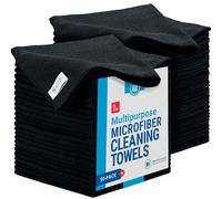 Microfiber Wholesale Paquete de 51 Toallas económicas de Microfibra Multiusos Grandes de 16 x 16 Pulgadas, sin Pelusa y Reutilizables, paños de Microfibra a Granel