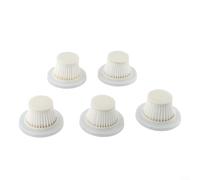 Microfiltro para aspiradora portátil inalámbrica para coche para facilitar la gestión continua del aire y la funcionalidad consistente del dispositivo (5 piezas)