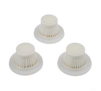 Microfiltro para aspiradora portátil inalámbrica para coche para facilitar la gestión continua del aire y la funcionalidad consistente del dispositivo (3 piezas)