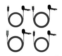 Micrófono, abrazadera de cuello de 1,5 m para Insta para JBL para cámara de acción Lavalier tipo C (para DJ ForKT)