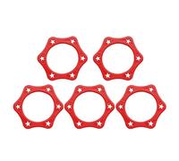 Micrófono ABS de 5 piezas, protección de micrófono KTV de protección contra caídas, negro, rojo, azul, micro-portátil