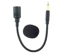 Micrófono ajustable con cancelación de ruido para auriculares Micrófono Boom mejora el juego y la transmisión