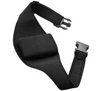 Micrófono Belt portador de micrófonos bolsas Cinturón absorbente de sudor ajustable para altavoces de maestro de acondicionamiento físico negro