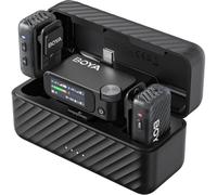 Micrófono BOYA BOYAMIC 2 USB-C Lightning TRS IA lavalier condensador con grabación 32 bit