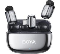 Micrófono BOYA Mini 2 inalámbrico USB-C condensador con control por app y cancelación de ruido