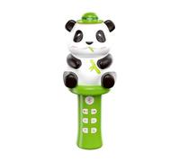 Micrófono Canto Para Niños - Juguete de Karaoke Panda de Dibujos Animados, Unidad Interactiva Inalámbrica Con Efectos de Sonido | Preludio Ideal Para El Aprendizaje Temprano Con Diversión Musical Para