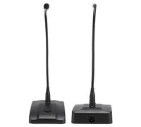 Micrófono Capacitivo de Cuello de Cisne para Conferencias con Cable, Antidirectividad y para Reuniones, Base de Plástico con Directividad en Forma de Corazón, Tubo de Ganso de Metal,