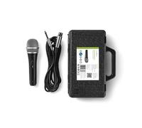 Micrófono cardioide con cable de 5 m desmontable con interruptor y estuche