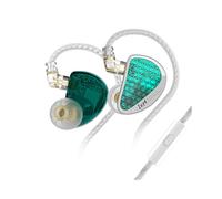 (Micrófono cian AS16pro) Auriculares intrauditivos con cable KZ AS16 Pro, 16BA, armadura balanceada,