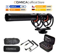 Micrófono COMICA VM20 tipo shotgun, micrófono supercardioide profesional con soporte antivibraciones, micrófono para cámara para grabación de video Type-C Version