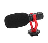 Micrófono, Compacto de Metal de 88 A, Esponja incorporada, Orificio de Rosca de 1/4 de Pulgada, Mini micrófono de Video, para grabación de podcasts, transmisión de entrevistas en Vivo