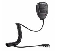 Micrófono con Altavoz de Hombro Micrófono con Altavoz walkie Talkie de 2 Pines, Compatible con Baofeng bf-f8hp UV-5R BF-888s, se Puede Utilizar como micrófono de Radio policial