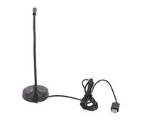 Micrófono con Cable de Cuello de Cisne Negro 360 Grados Pick Up Micrófono de Cuello de Cisne de Escritorio para Grabación de Conferencias de Karaoke(USB)