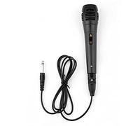 Micrófono con cable portátil profesional karaoke cantando micrófono grabación en vivo para teléfono móvil, grabación de computadora, micrófono de aislamiento de ruido, micrófono inalámbrico (color