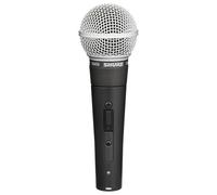Micrófono Con Cable Shure SM58SE SM58 Con Interruptor Negro Y Plata