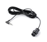Micrófono con cancelación de ruido de 3,5 mm con cable de 3 metros para sonido estéreo de coche, reuniones en casa, sistemas de navegación de vehículos, sistemas de sonido automático, micrófono