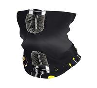 Micrófono con estampado de notas musicales, diadema para exteriores, tubo deportivo, bandana para el cuello, bufanda, cubierta facial para ciclismo, correr