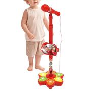 Micrófono con Pedestal para Niños Juguete con Luces LED Inalámbricas