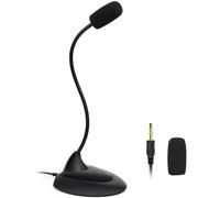 Micrófono con reducción de ruido y unidireccional para videoconferencias. Requiere cable adaptador si se utilizan dispositivos con un solo puerto.
