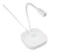 Micrófono condensador G22 con interfaz USB, respuesta de frecuencia de 50 Hz a 16 KHz, sensibilidad de -42 ± db, voltaje de funcionamiento de 1,5 V, longitud de cable de 1,5 m, incluye cubierta de