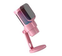 Micrófono condensador USB de color para PC con botón de silencio y red de prevención de explosiones de metal para juegos y transmisión de micrófonos para juegos