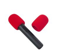 Micrófono Cubiertas de espuma, a prueba de viento Cubiertas para JBL PartyBox Encore/PartyBox Encore2, Mic Esponja de espuma Manga Escudo (rojo)