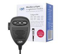 PNI Micrófono de 6 Pines con Parte metálica para Estaciones de Radio