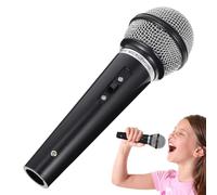 Micrófono de apoyo, que estás jugando para simular ejercicios de voz | Modelo de rendimiento de accesorios de micrófono falso, suave y realista para disfraz
