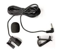 Micrófono de audio de coche de 3,5 mm con clip Jack Tie Lavalier micrófono para auto DVD mini externo Y4D3 largo profesionales radio con cable