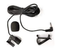 Micrófono de audio de coche de 3,5 mm con clip Jack Tie Lavalier Micrófono para Auto DVD R5q5 Profesionales Radio Mini Cable Externo Largo