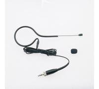 Micrófono de auricular individual para Sennheiser EM100 G2 G3 G4 Sistema de micrófono inalámbrico BeltPack Mics omnidireccionales B20-negro