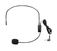 Micrófono de auricular para actuaciones deportivas, diseño en forma de corazón, compacto y ligero para centros de llamadas policiales, megafonía