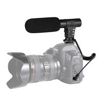 Micrófono de cámara, condensador de audio, grabación de video, entrevista, micrófono hipercardioide externo profesional para cámara Nikon Canon DSLR y videocámara DV