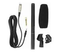 Micrófono de Cámara, Micrófono de Entrevista con Cable Profesional con Cable XLR Parabrisas para Videocámaras DSLR DV