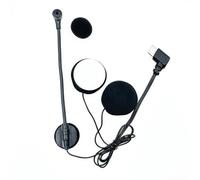Micrófono De Casco - Auriculares De Transmisión | Kit De Casco Auriculares | Auriculares Tipo C Impermeable Con Reducción De Ruido | Audio HD Para Cascos De Media Cara, Streaming, Estudio Y Grabación