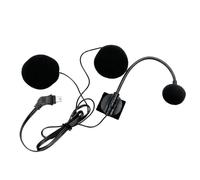 Micrófono de casco de motocicleta,Casco Intercomunicador Auriculares Micrófono de Comunicación - Sistema de Audio Supresor De Sonido 10 Pin Impermeable Para Mujeres, Hombres, Jóvenes Y Adultos