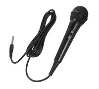 Micrófono de Condensador Cardioide de 6,5mm para Voz y Karaoke | Conector para Mezcladores y Altavoces, Reducción de Ruido Ambiental, Soporte Giratorio 180°, Color Negro
