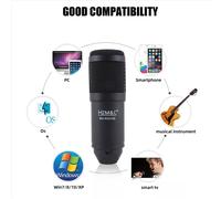 Micrófono de condensador USB BM-800 mejorado, micrófono de estudio BM800 para computadora