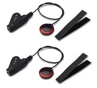 Micrófono de contacto piezoeléctrico RuiJOTWAT, pastilla de guitarra, zumbador, ecualizador, parche adecuado para guitarra, violín, ukelele, etc. Longitud de la línea: 40 cm, color rojo.