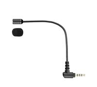 Micrófono de cuello de cisne para PC, BOYA BY-UM4 de 3,5 mm con bloqueo omnidireccional, micrófono de audio flexible con cuello de cisne para iOS iPhone X 8 7 6 5 Samsung Galaxy Pc Tablet Windows External Mic (TRRS)