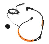 Micrófono de Diadema para Instructores de Fitness Cómodo Captador Omnidireccional a Prueba de Sudor para Artistas Activos ABS Ligero 1 Unidad (Yellow)