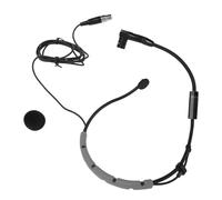 Micrófono de Diadema para Instructores de Fitness Cómodo Captador Omnidireccional a Prueba de Sudor para Artistas Activos ABS Ligero 1 Unidad (Gray)