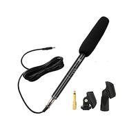 Micrófono de Entrevista, Micrófono de Escopeta de Condensador XLR con Cable de 36 Cm/14,2 Pulgadas, Micrófono de Cámara de Entrevista con Reducción de Ruido de Mano para Grabación, Discurso, Escenario