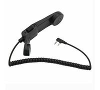 Micrófono de hombro con altavoz de mano 2023, micrófono interno de mano militar más fuerte para 2 pines para Kenwood para Baofeng para radios Retevis Walkie talkie accesorios de policía