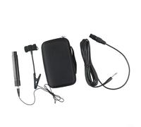 Micrófono de instrumento con cable de 4 pines, micrófono de saxofón omnidireccional, pastilla omnidireccional para espectáculo de guitarra eléctrica, extensión de 5 m (A)