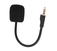 Micrófono de Juego de Repuesto de 3,5 Mm, Micrófono de Juego Desmontable con Cancelación de Ruido con Cubierta de Espuma, Micrófono Flexible Plug and Play con Enchufe Chapado en