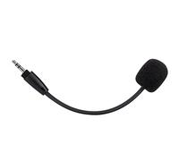 Micrófono de juego de repuesto para auriculares estéreo Corsair HS35 y HS45 Series en PS4 PS5 Xbox One PC, micrófono de brazo desmontable de 3,5 mm, cancelación de ruido, color negro
