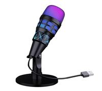 Micrófono De Juego Genérico - Micrófono USB Resistente A La Vibración | Juego Ajustable | Transmisión De Condensador Con Silencio Rápido | Accesorios De Auriculares USB para Grabar Podcast De Música