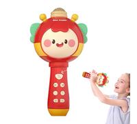 Micrófono de Juguete,Accesorios de Karaoke Infantil con Diseño Animado - Micrófono Infantil Bonito | para Niños y Niñas en Cumpleaños Hogar Escuela Fiestas y Juego de Simulación